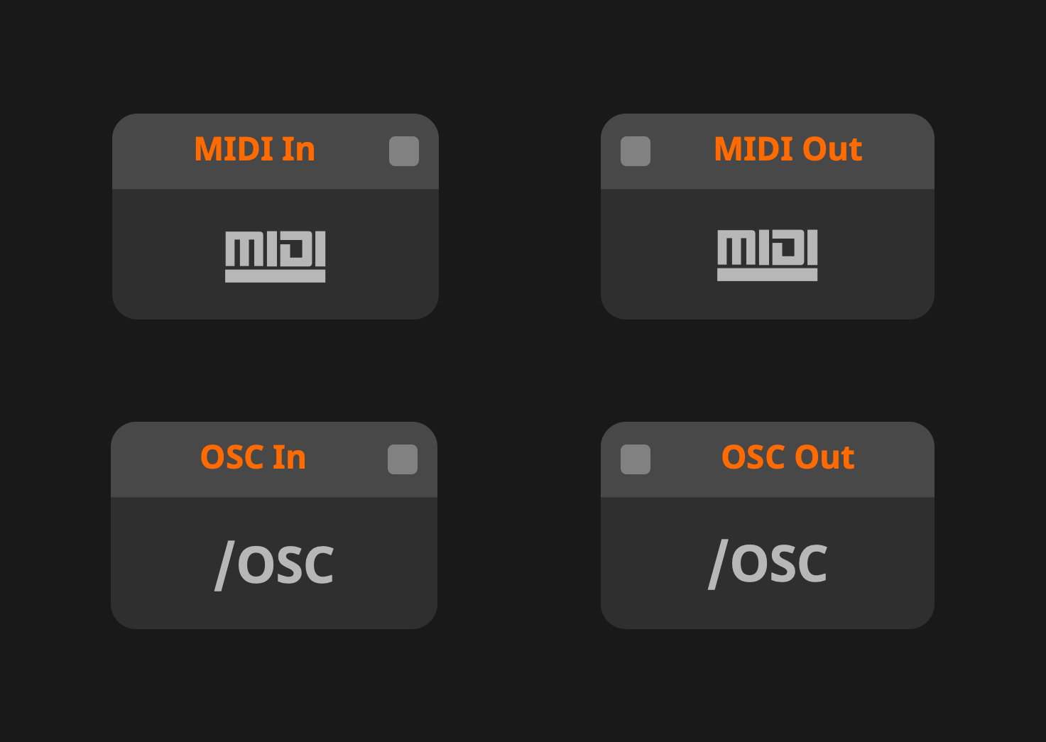 Wire MIDI 與 OSC 支援